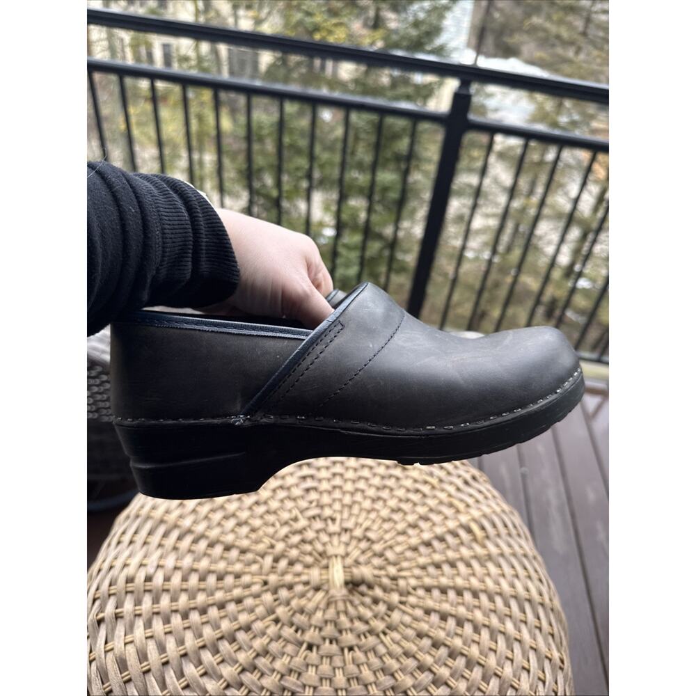 Dansko Black Leather Mules - Picture 10 of 14